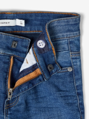 NKMTHEO DNMTACARL PANT MEDIUM BLUE DEN