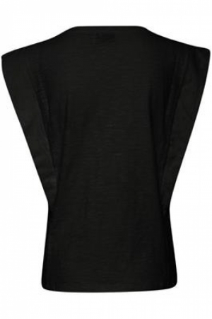 BYTELLA SLEEVELESS BLACK