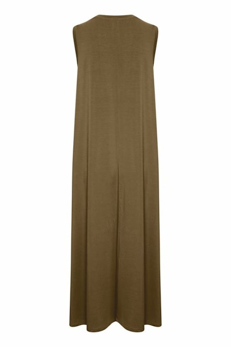 BYREXIMA SS DRESS BURNT OLIVE