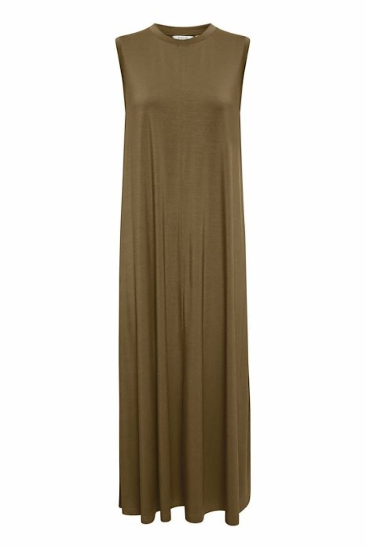 BYREXIMA SS DRESS BURNT OLIVE