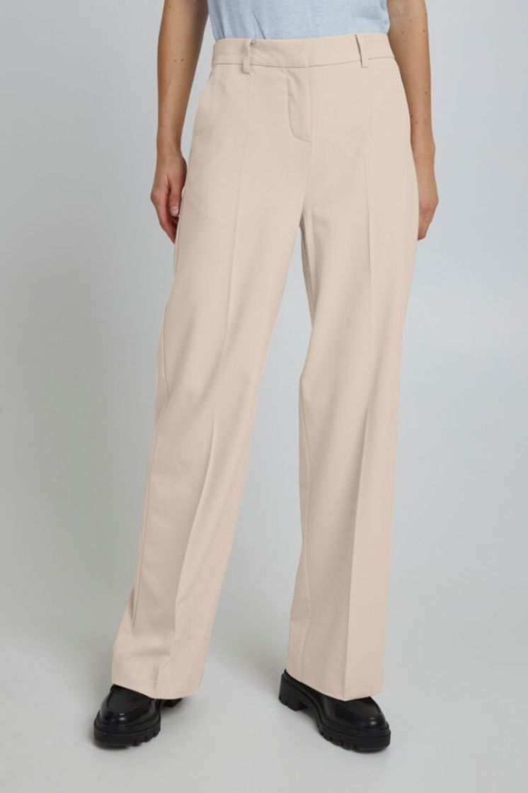 BYDANTA WIDE LEG PANTS CEMENT