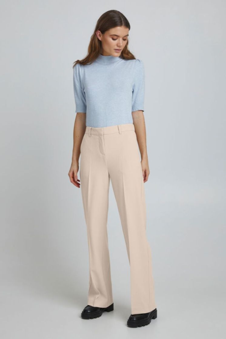 BYDANTA WIDE LEG PANTS CEMENT