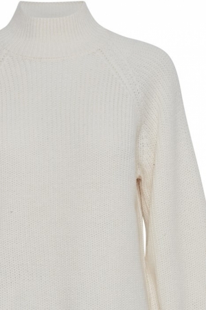 BYOTINKA HIGH NECK JUMPER OFF WHITE