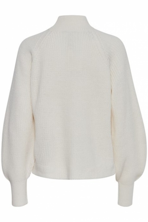 BYOTINKA HIGH NECK JUMPER OFF WHITE