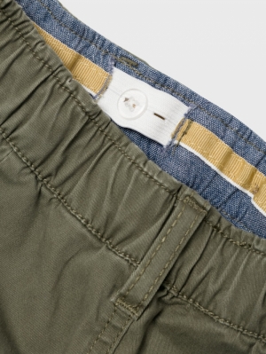 NKMRYAN JOG TWIL CHINO PANT DUSTY OLIVE