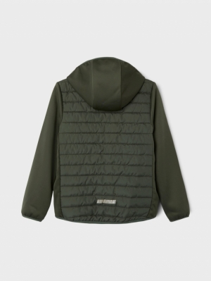 NKNMOUNT HYBRID JACKET THYME