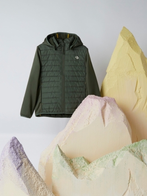 NKNMOUNT HYBRID JACKET THYME