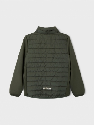 NKNMOUNT HYBRID JACKET THYME