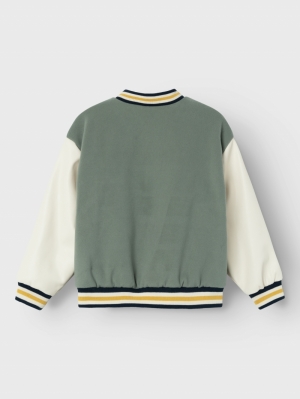 NKMOMBY BOMBER JACKET AGAVE GREEN