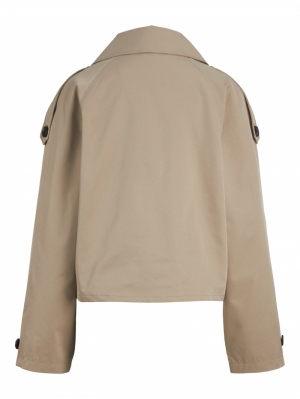 JXCARLIE SHORT TRENCHCOAT TWILL