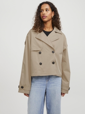 JXCARLIE SHORT TRENCHCOAT TWILL