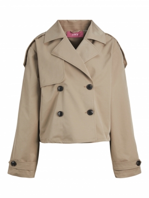 JXCARLIE SHORT TRENCHCOAT TWILL