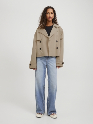 JXCARLIE SHORT TRENCHCOAT TWILL