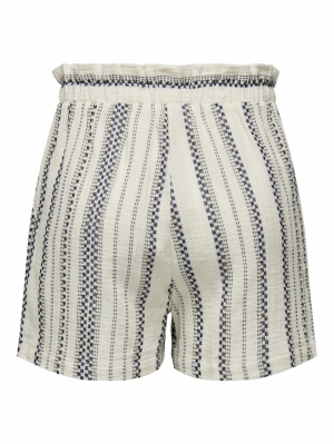 JDYTHEIS JACQUARD SHORTS TAPIOCA  