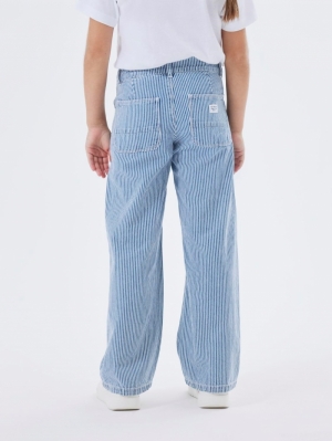 NKFROSE WIDE DNM PANT NOOS MEDIUM BLUE DEN