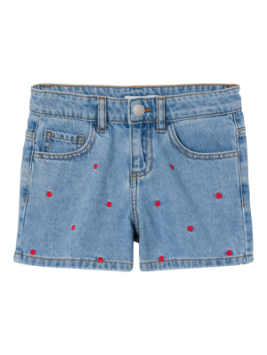 NKFBELLA REG DNM SHORTS NOOS LIGHT BLUE DENI