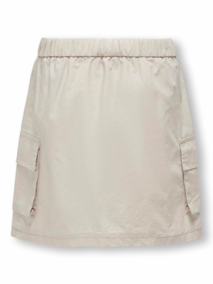 KOGFRANCHES SHORT CARGO SKIRT PUMICE STONE  