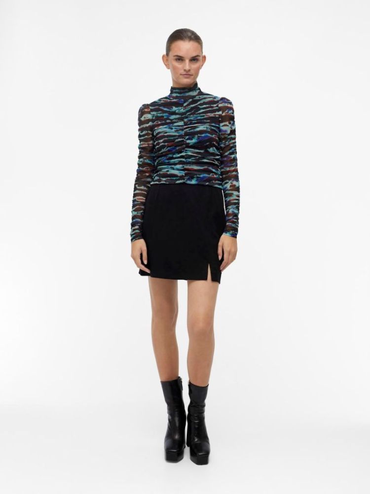 OBJLISA MW MINI SKIRT NOOS BLACK