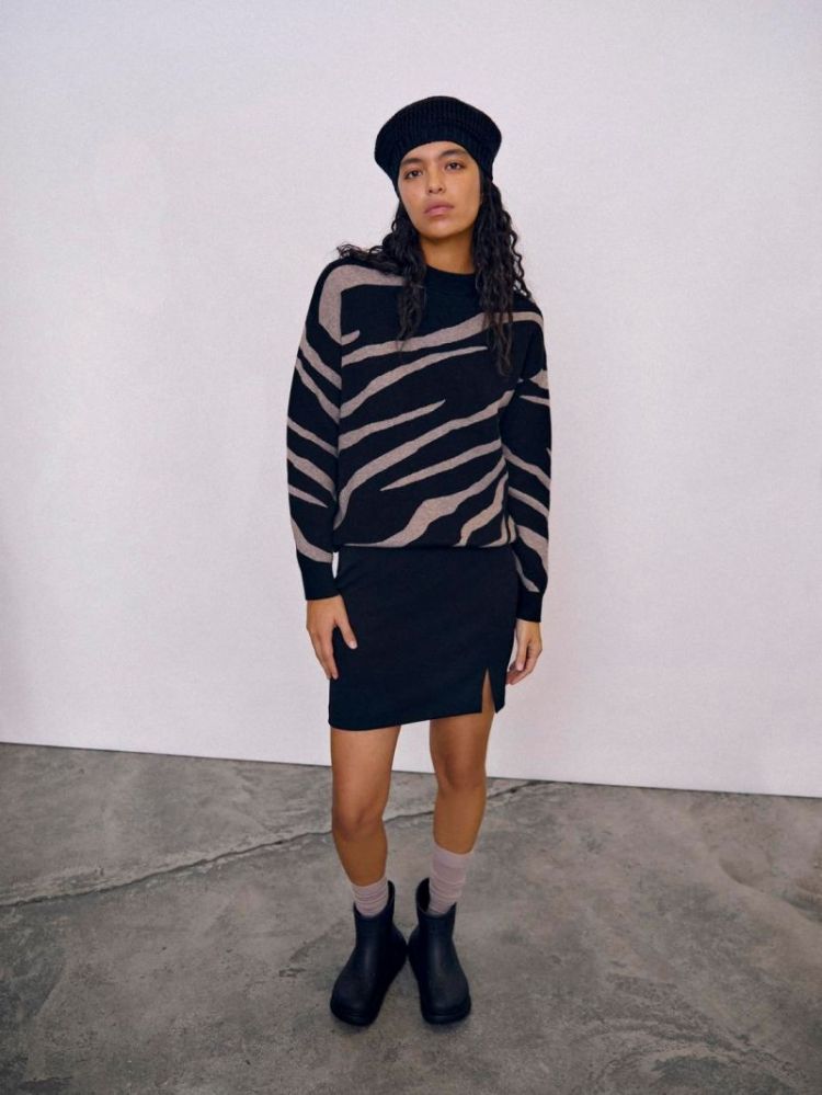 OBJLISA MW MINI SKIRT NOOS BLACK