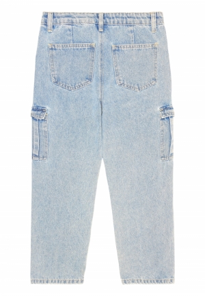 TNRE:DO CARGO LOOSE FIT JEANS LIGHT BLUE DENI