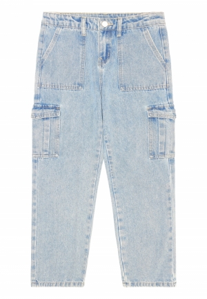 TNRE:DO CARGO LOOSE FIT JEANS LIGHT BLUE DENI