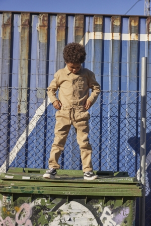 TNLARRY UNI BOILERSUIT TANNIN