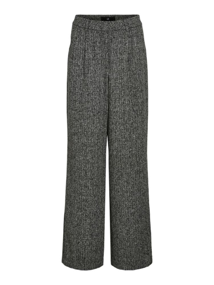 VIEVIE HW WIDE LEG TAILORED PA BLACK BEAUTY BI