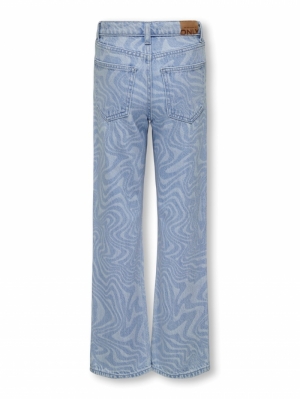 KOGCAMILLE WIDE LAZER PANT LIGHT BLUE DENI