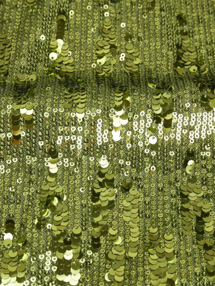 JXTARA SEQUIN MINI SKIRT PARROT GREEN