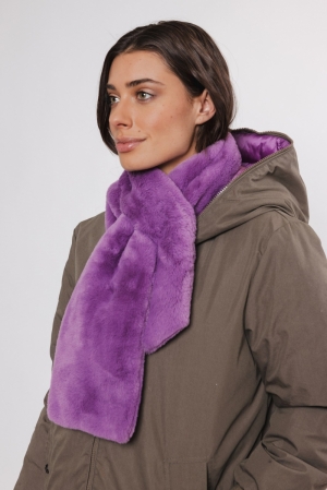 FAUX FUR SCARF ORCHID