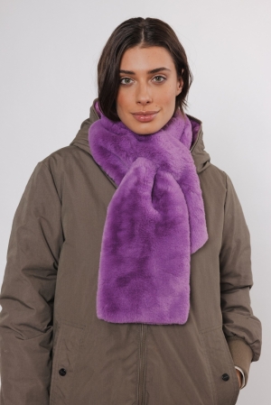 FAUX FUR SCARF ORCHID