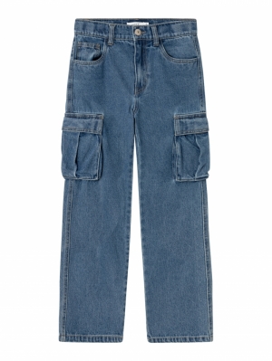 NKMRYAN ST CARGO JEANS NOOS MEDIUM BLUE DEN