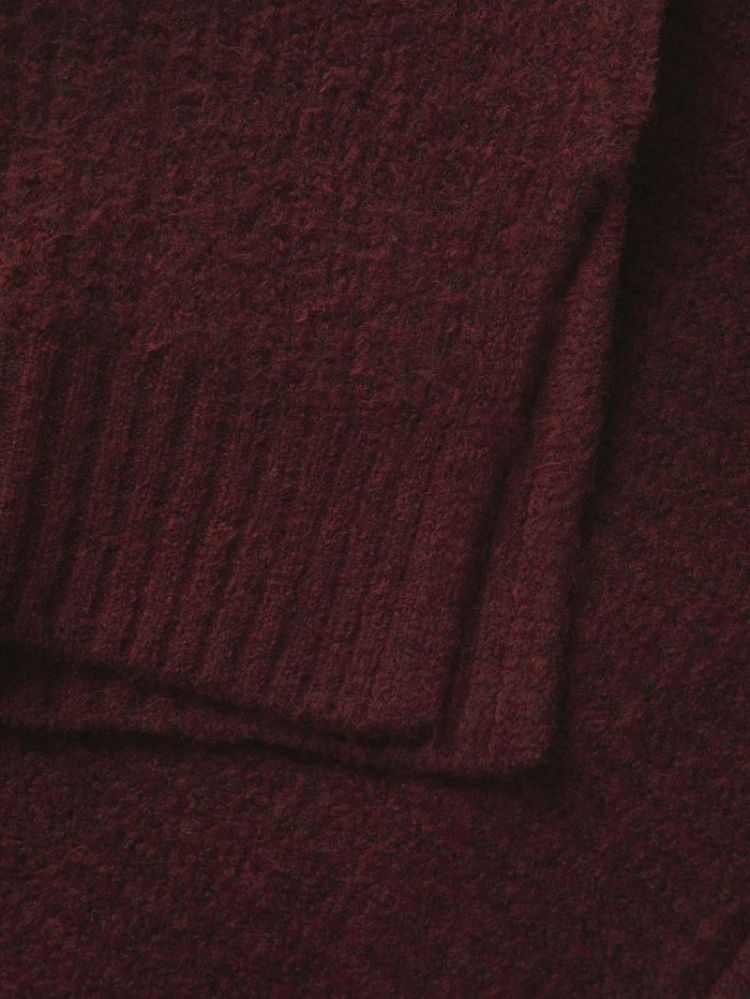 JXSIGGA DIVERSE CREW NECK KNT CABERNET