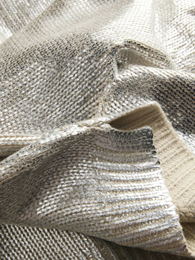 JXSILVIA CREW NECK KNIT SILVER