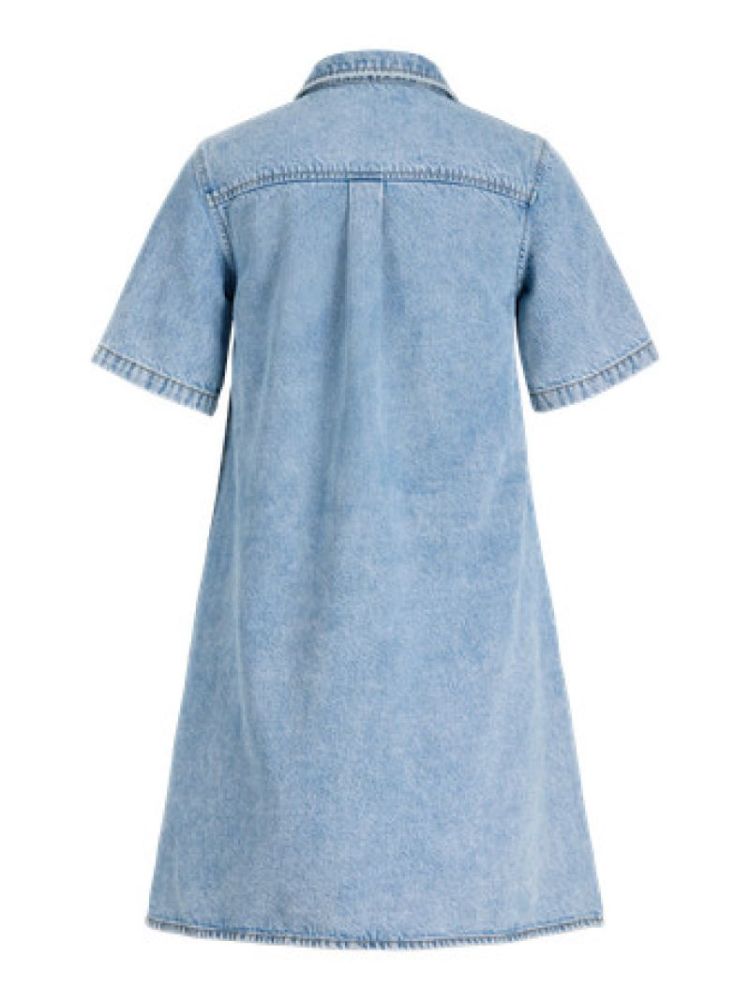 JXAMARA SILLE SS SHORT DRESS D Light Blue Deni