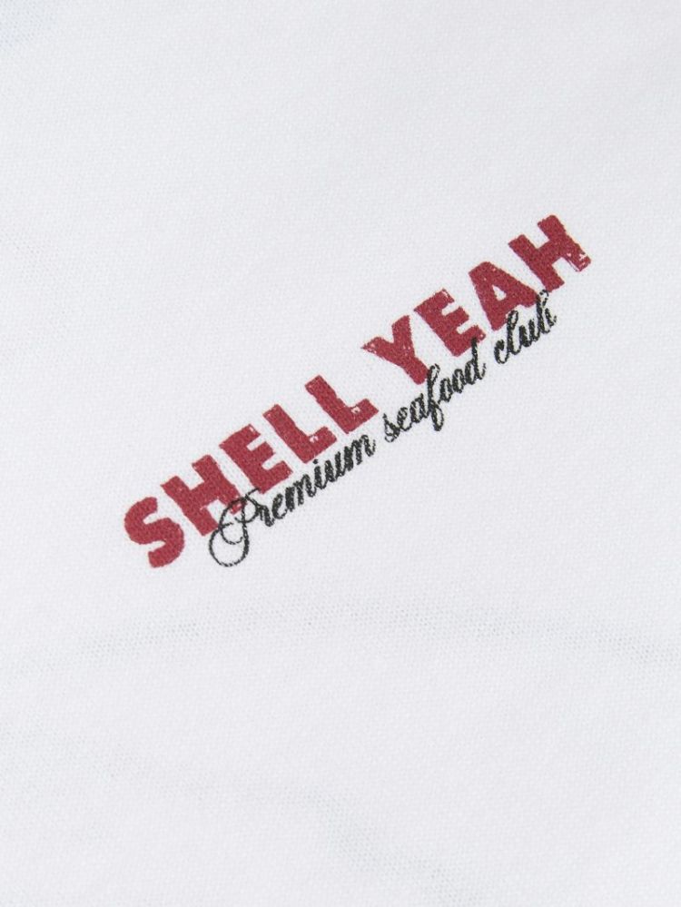 JXMILLOW LOOSE SS TEE BR WHITE:SHELL