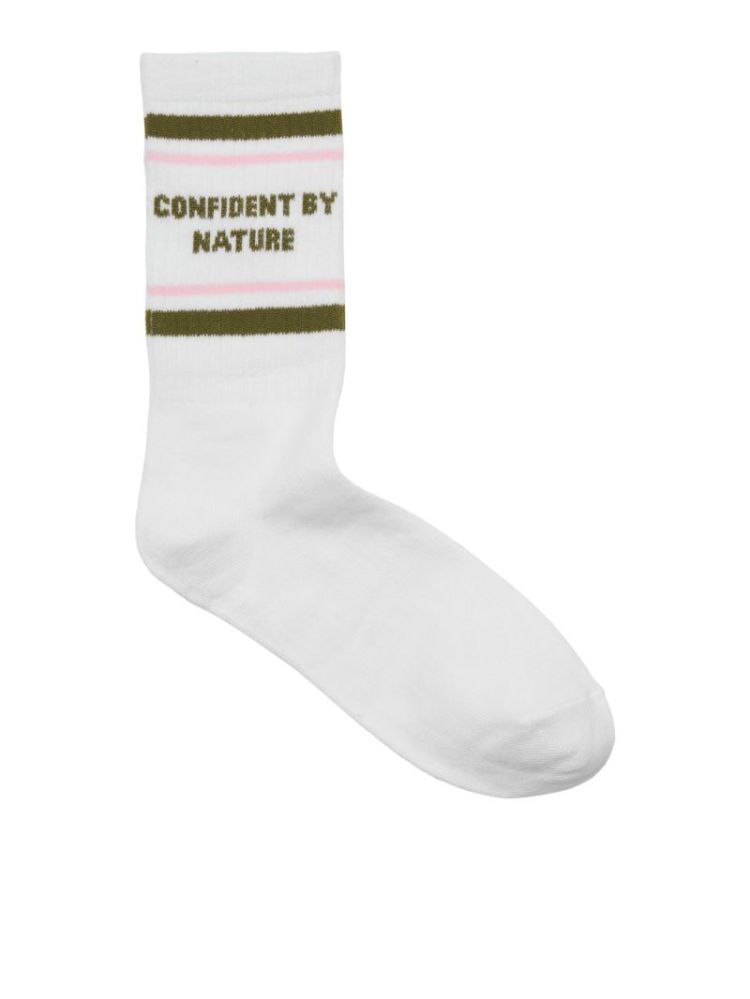 JXBASIC TENNIS PRINT SOCK 3-PA 5079624 White