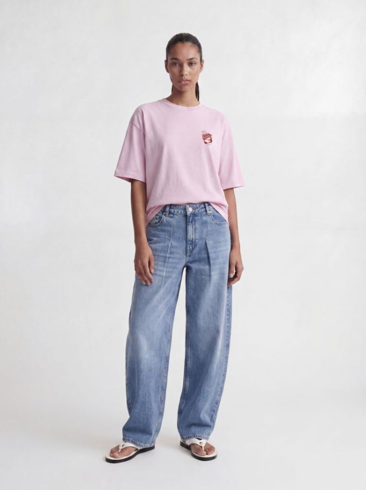 JXMILLOW LOOSE SS TEE JRS 5145270 Pink