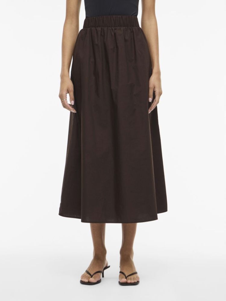 VISOPHIE HW ANKLE SKIRT NOOS COFFEE BEAN