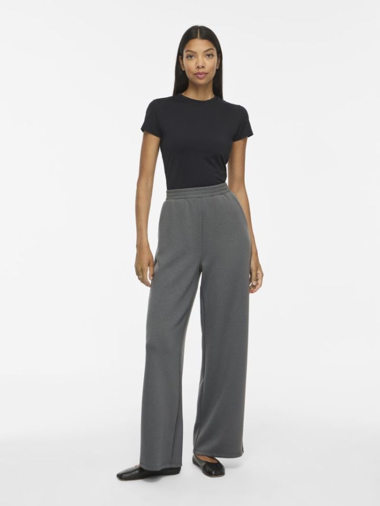 VISIFFI HW WIDE PANTS BALSAM GREEN