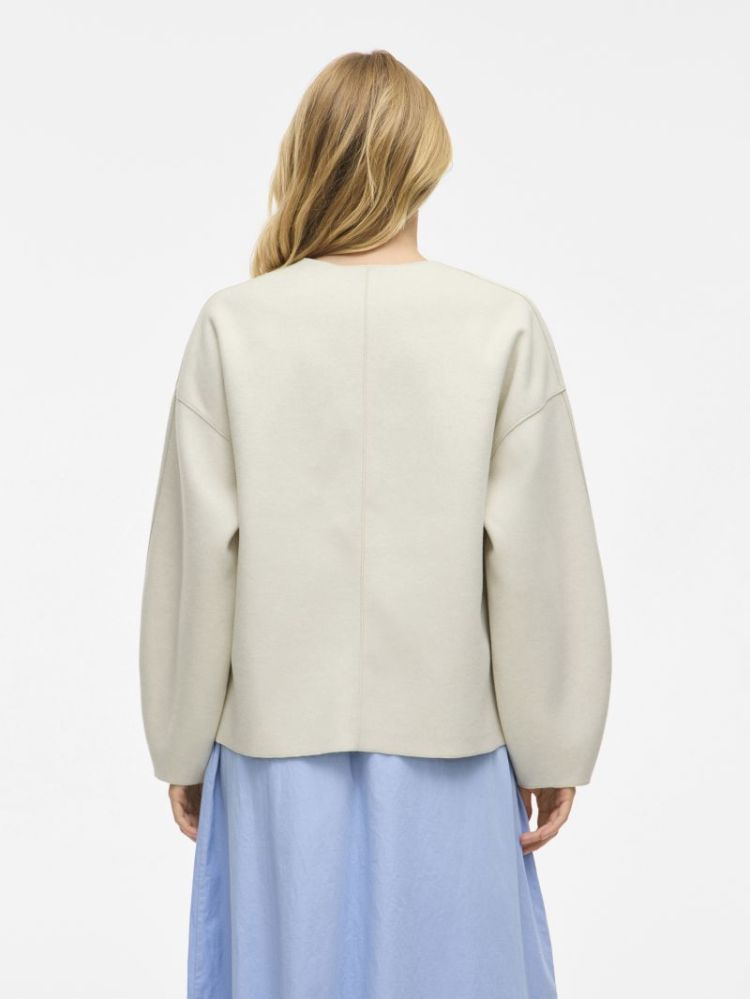 VIVIOLIO O-NECK KNIT TOP SUPER LIGHT NAT