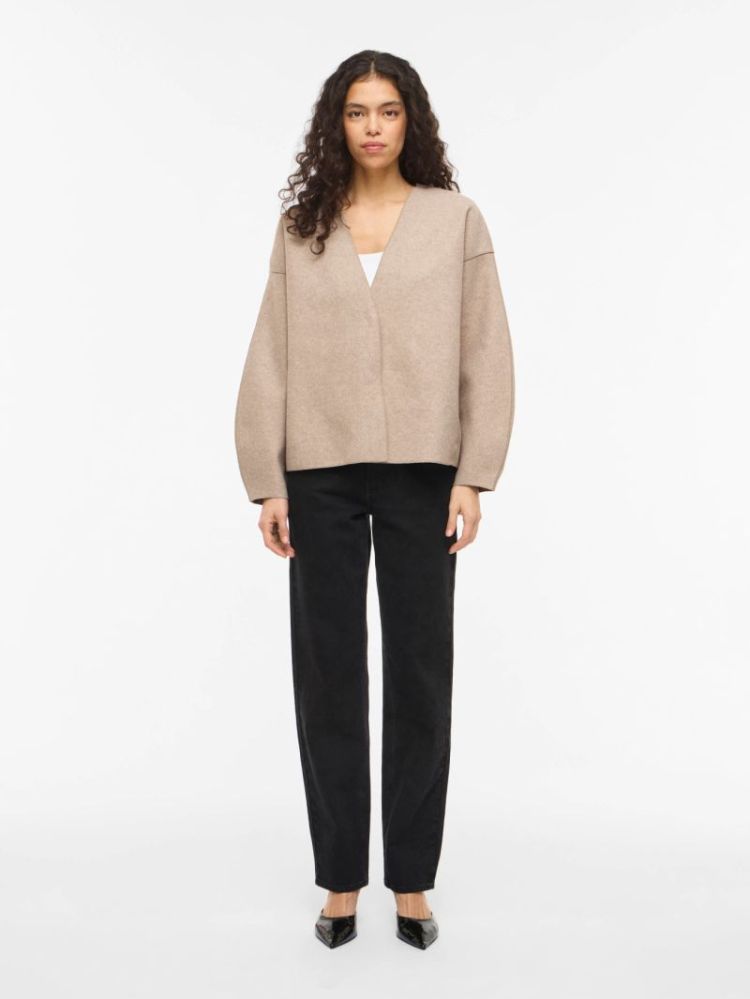VIJUICE LOOSE JACKET NOOS NATURAL MELANGE