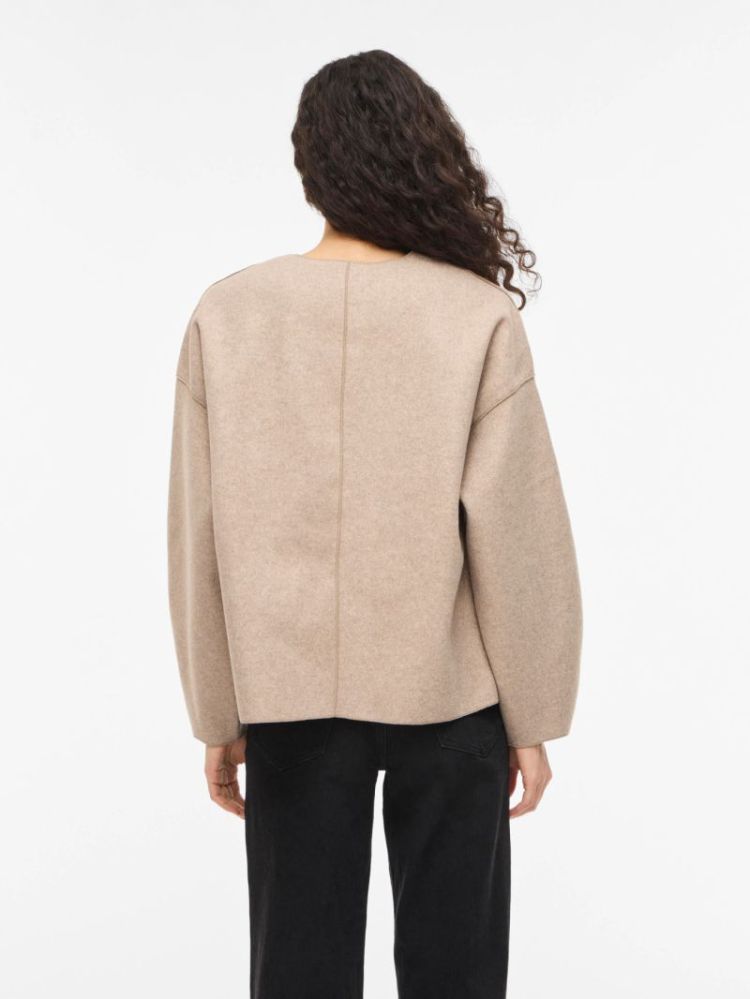 VIJUICE LOOSE JACKET NOOS NATURAL MELANGE