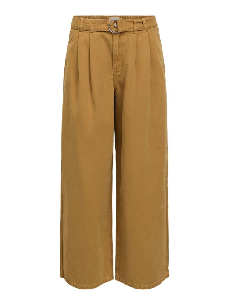 OBJJOORY HW WIDE PANT BROWN SUGAR