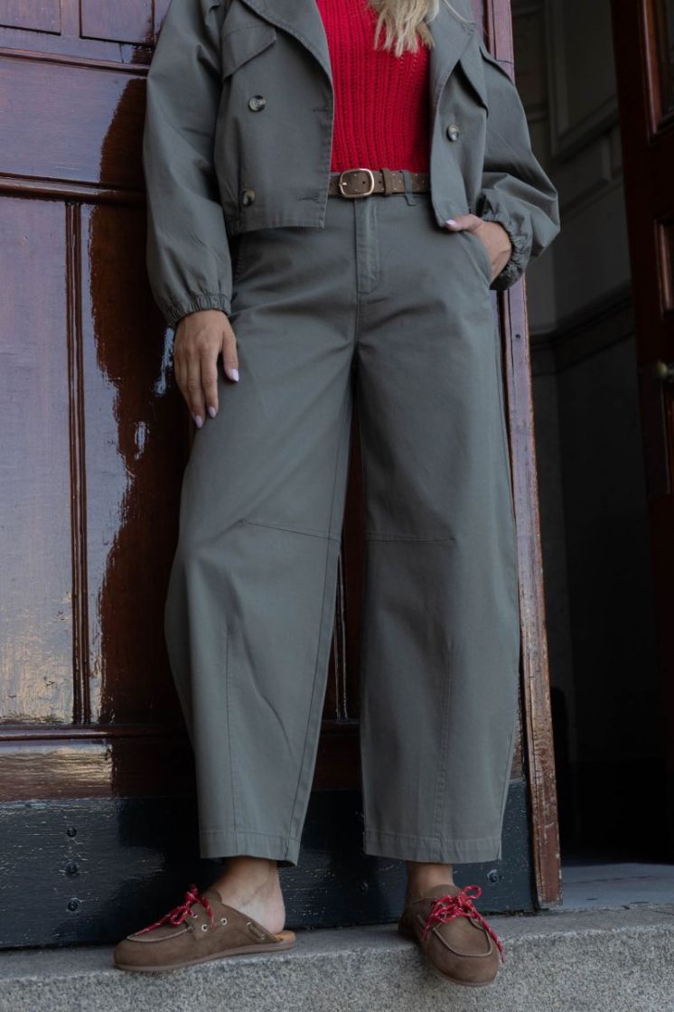 Olivia (O-shape)  dark olive