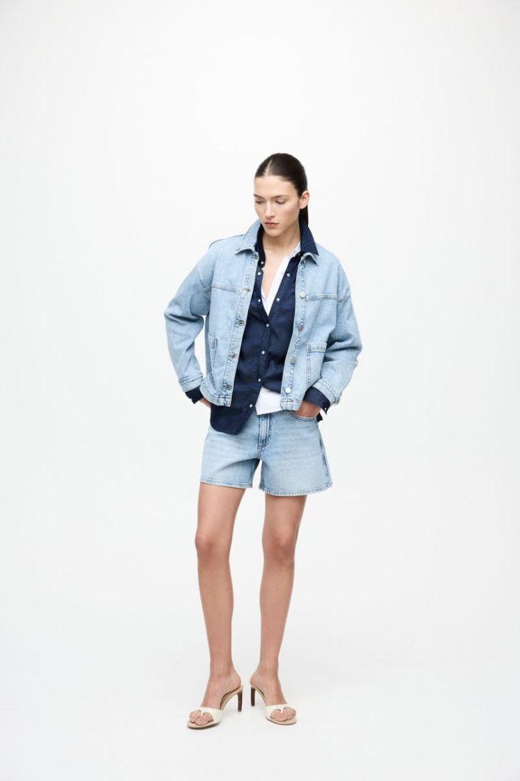 VIJAF RW DENIM SHORTS NOOS LIGHT BLUE DENI