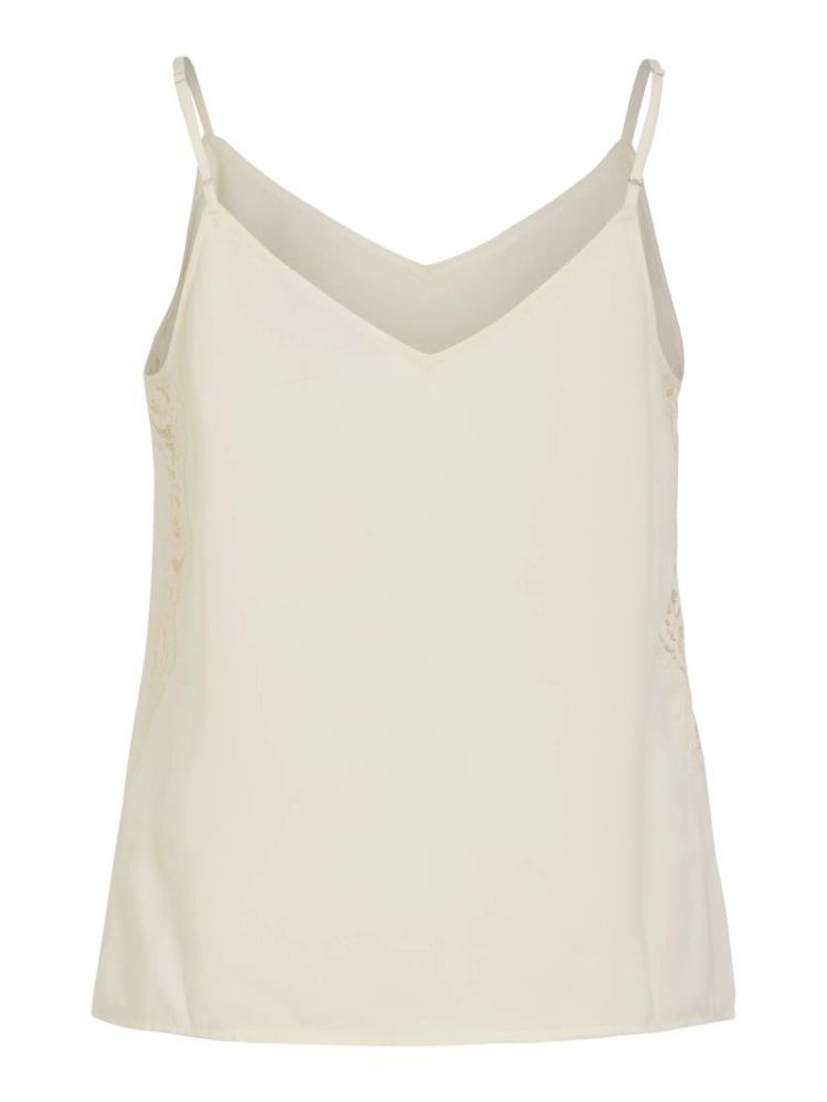 VIGUNDA V-NECK SINGLET BIRCH