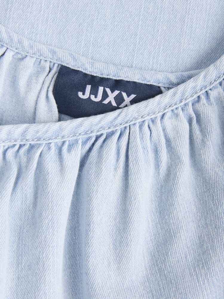 JXLAINEY LONG SL DRESS BLUE DENIM