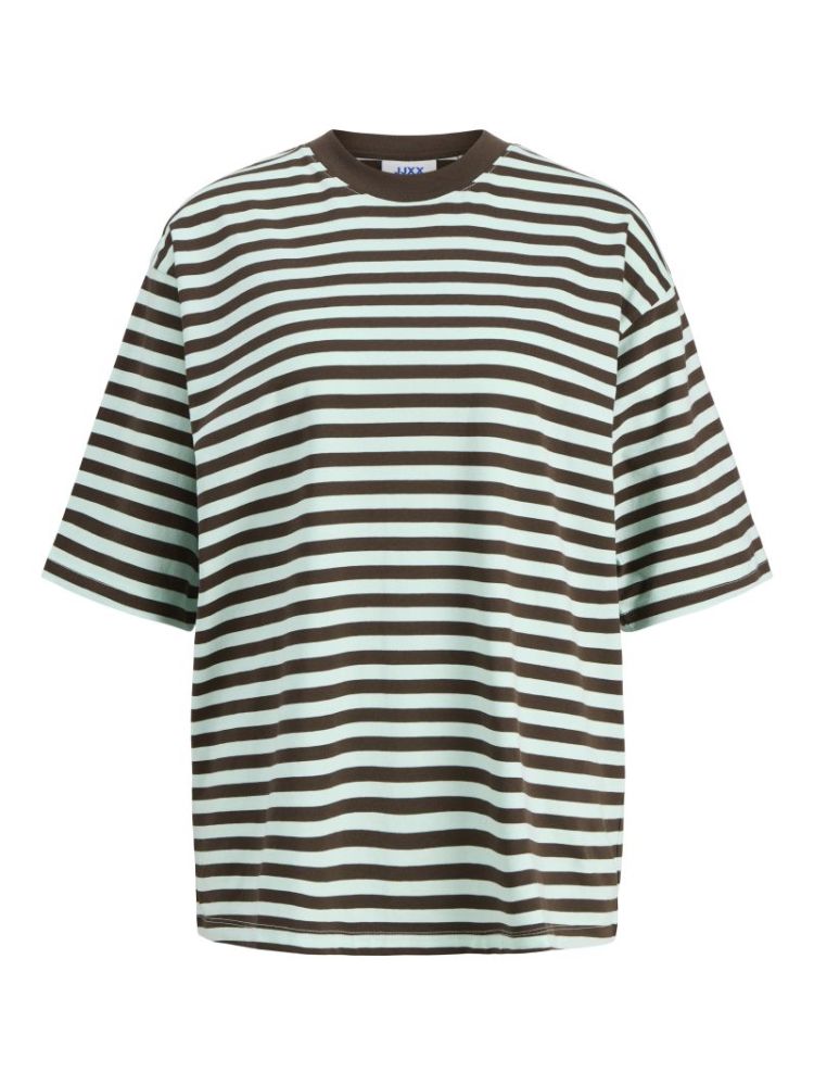 JXRHEA LOOSE SS STRIPE TEE BAY STRIPES